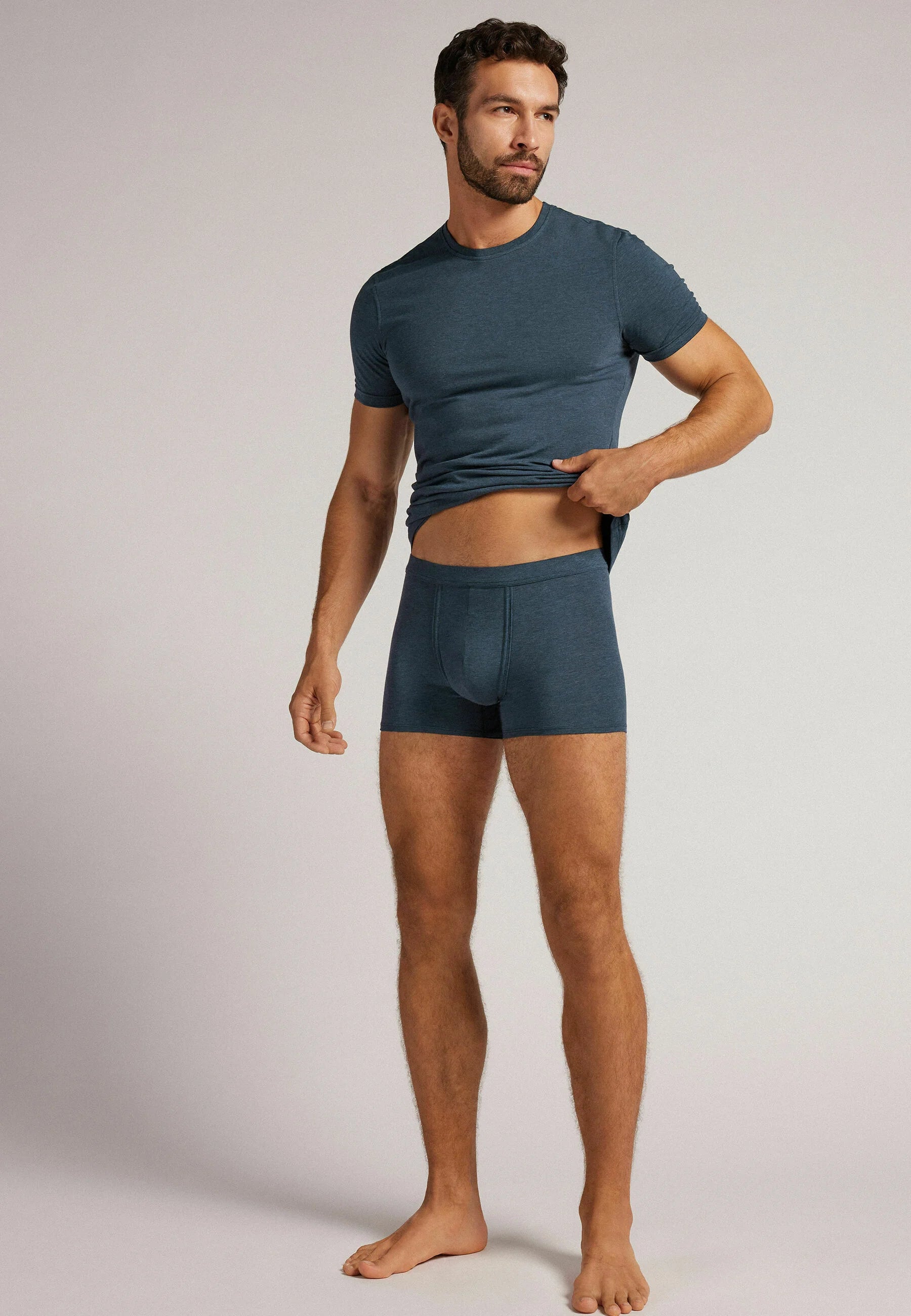 IUMAN Intimissimi Uomo Lightweight Trunks – Blue