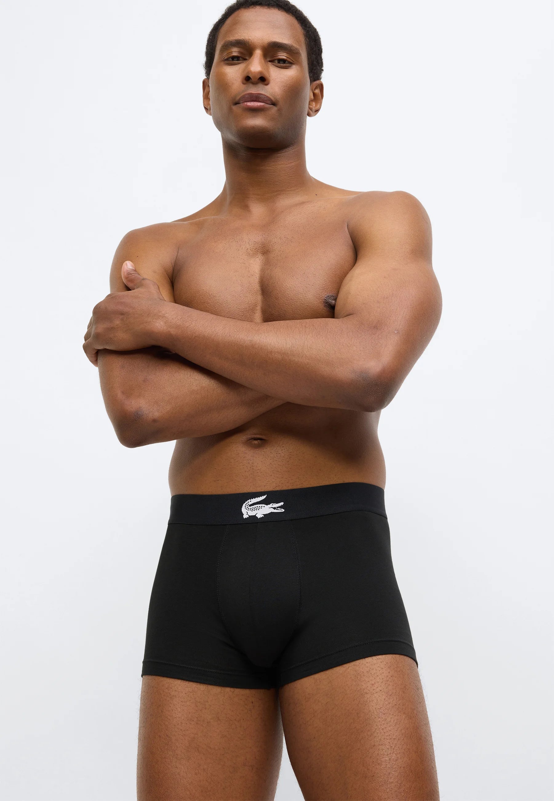 Lacoste Court Classic Stretch Trunks 3 Pack – Black