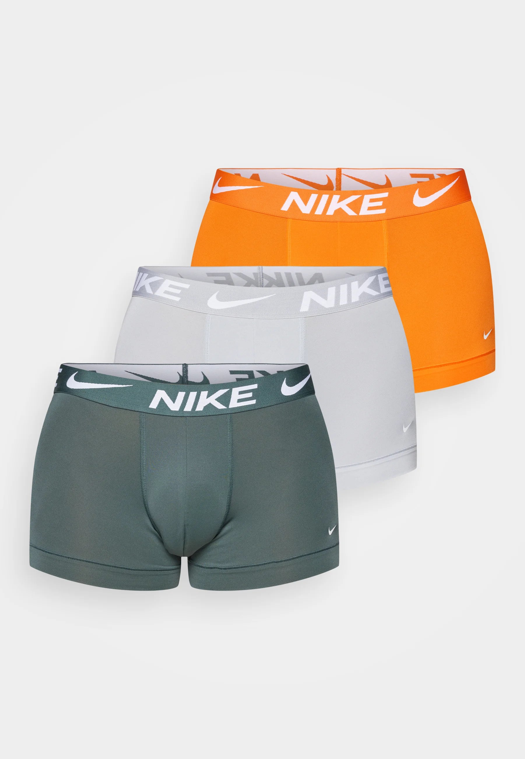 Nike Sous-vêtements Essential Trunk 3 Pack – Gris, Argent, Orange