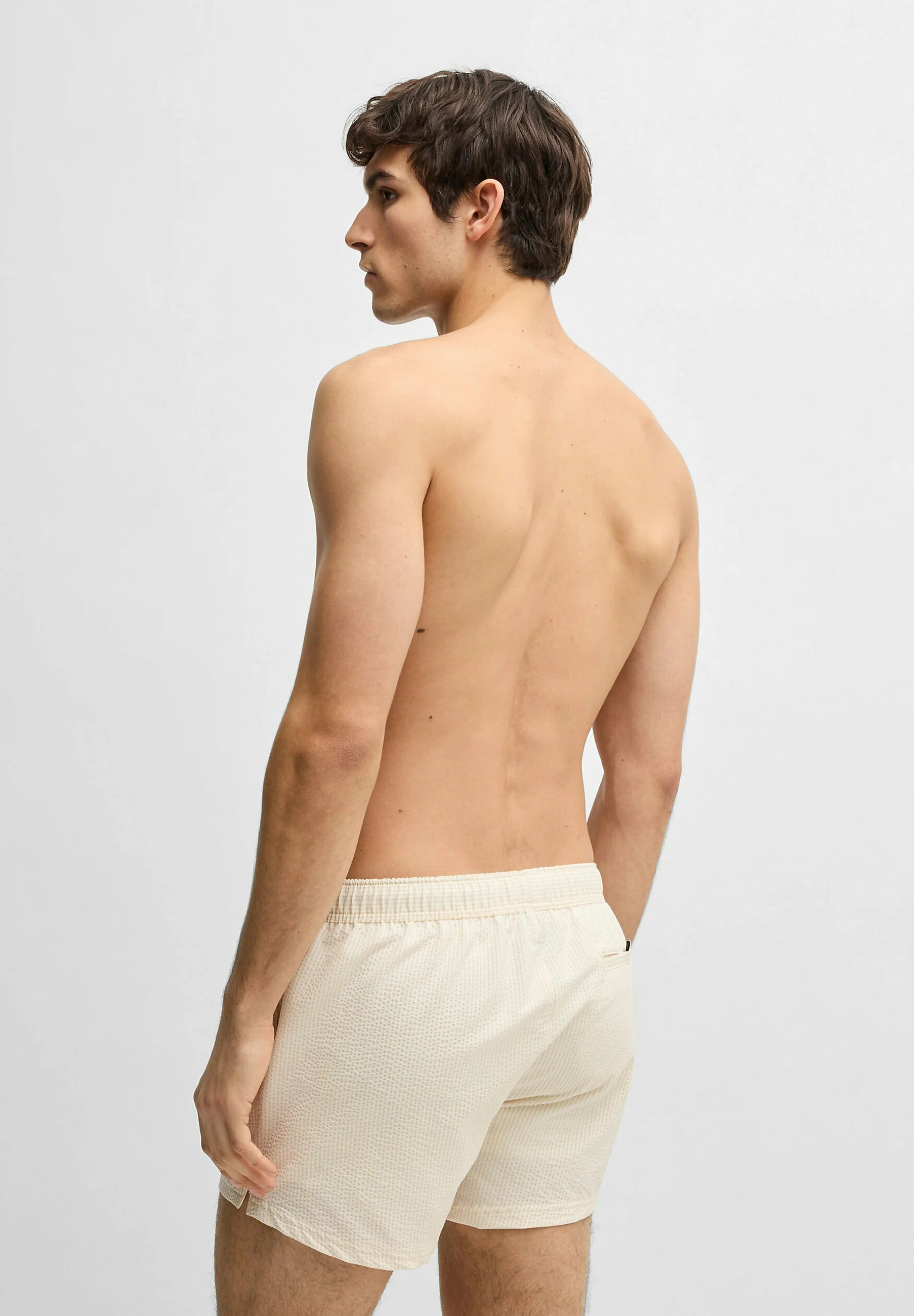 Short de bain BOSS Velvetfish – Open White Eleven