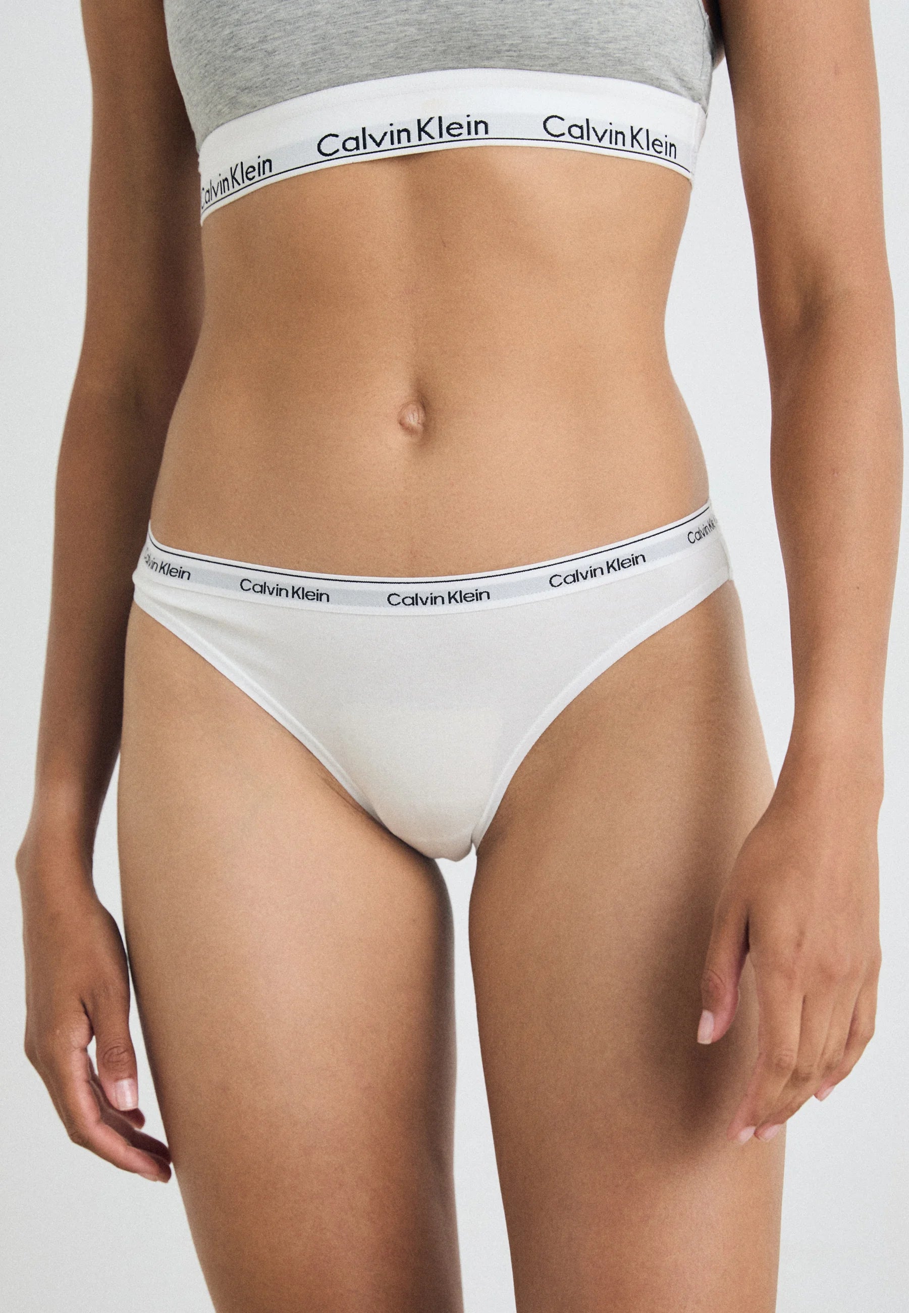 Calvin Klein Modern Logo Briefs – 3 Pack, Black, White, Frozen Fjord
