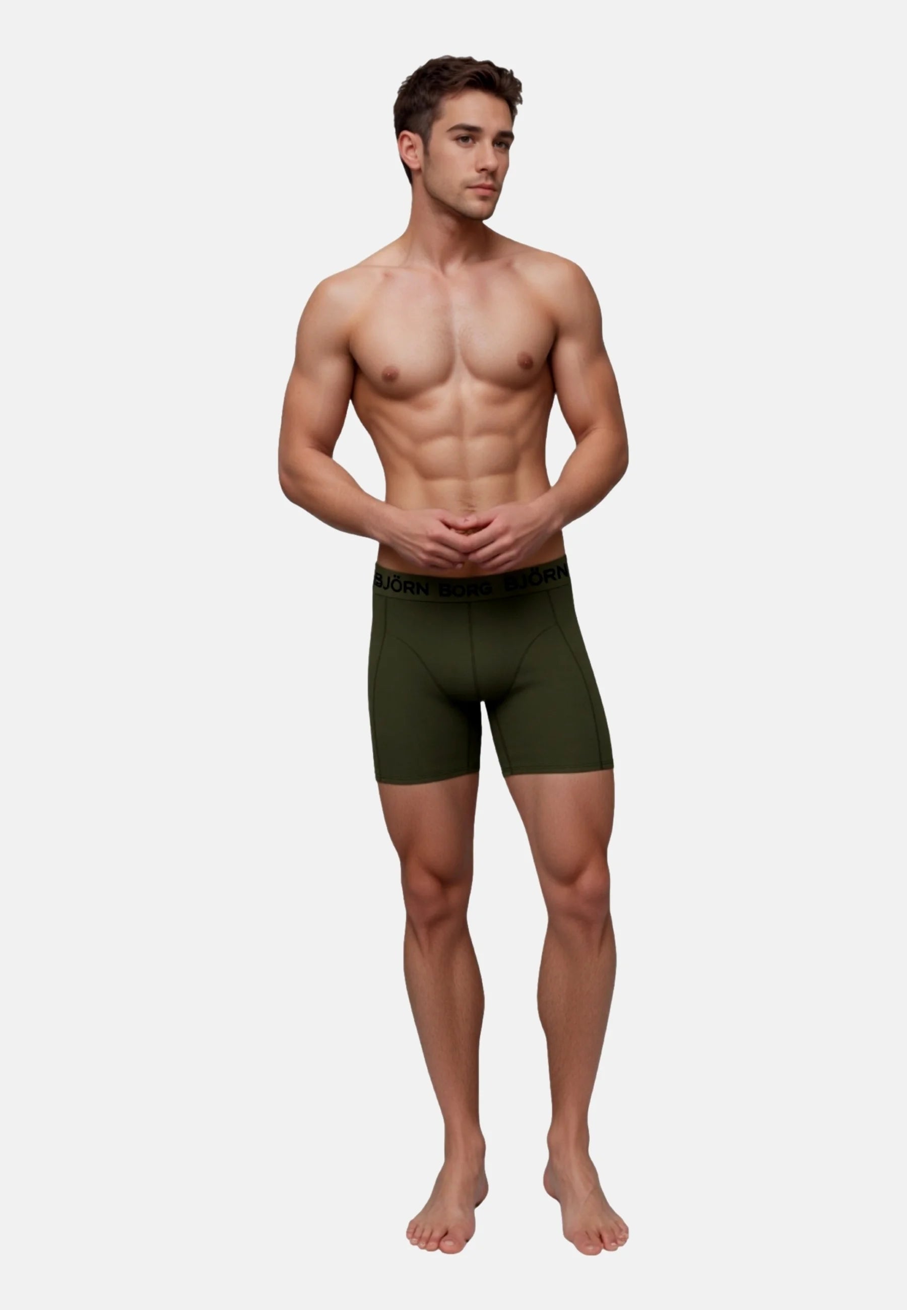 Björn Borg Lot de 3 boxers – Vert, Noir