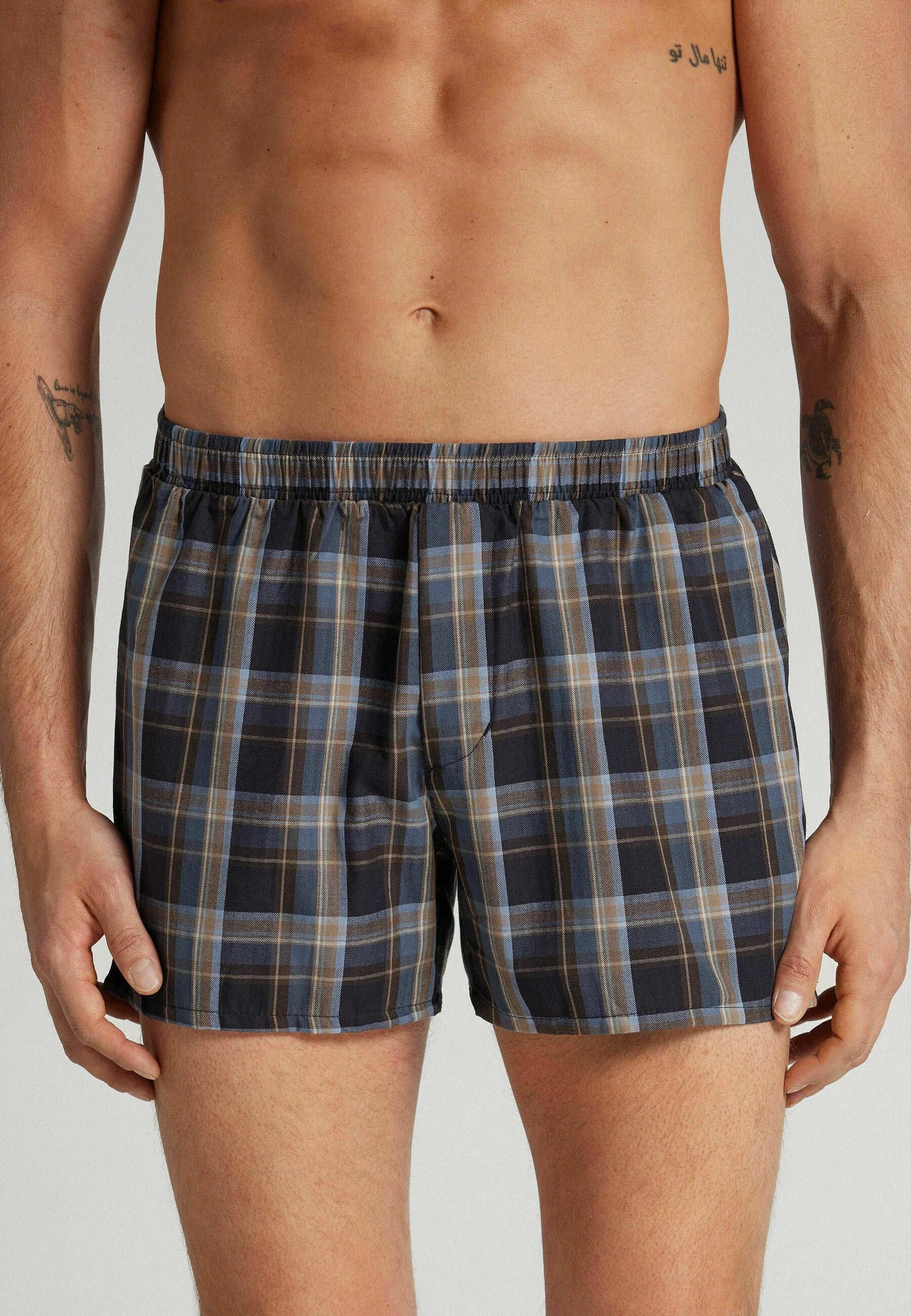IUMAN Intimissimi Uomo Detail tisku Boxerky – modré