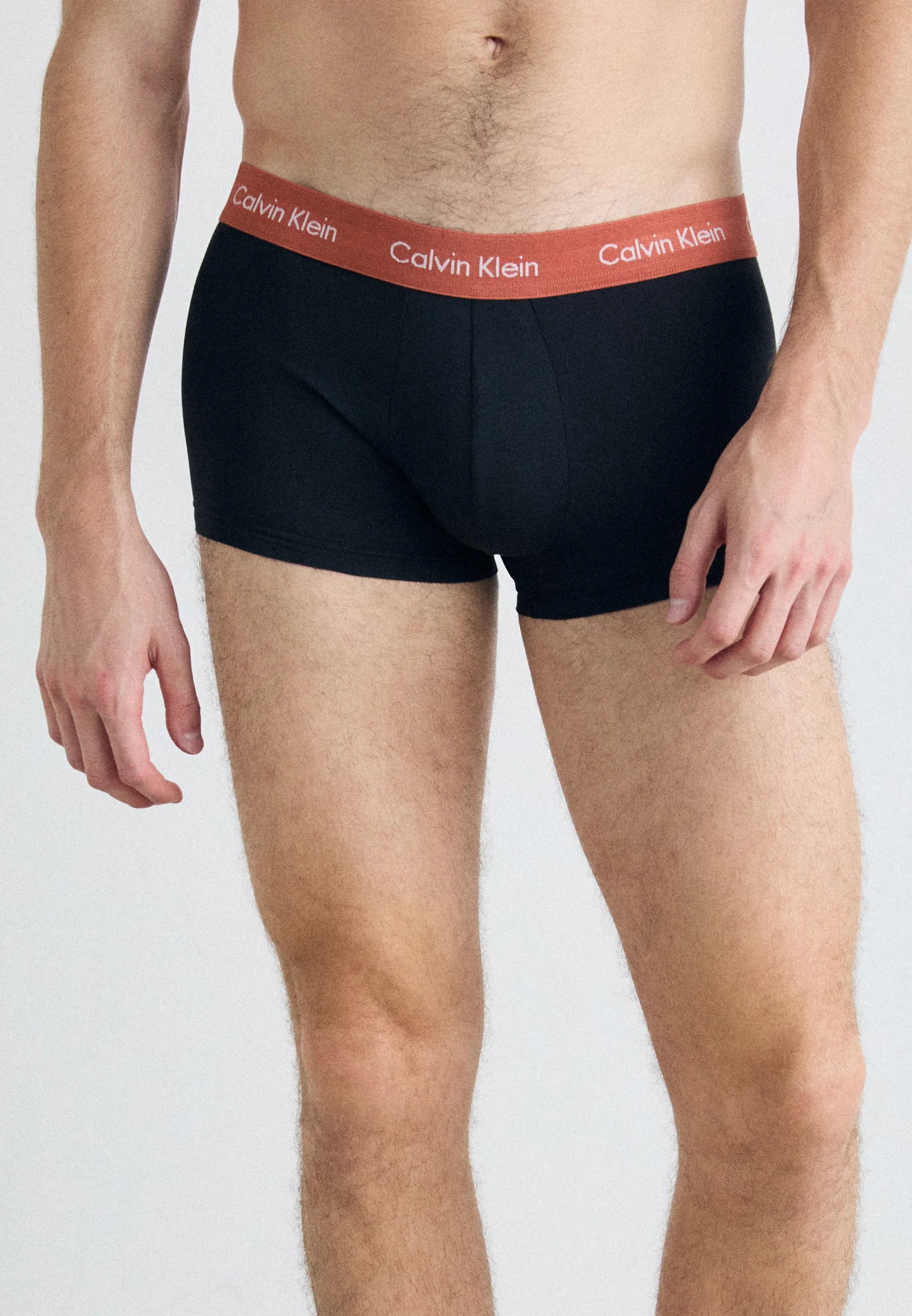 Calvin Klein Cotton Stretch Trunks – 3 Pack – Rock Ridge, Fudge