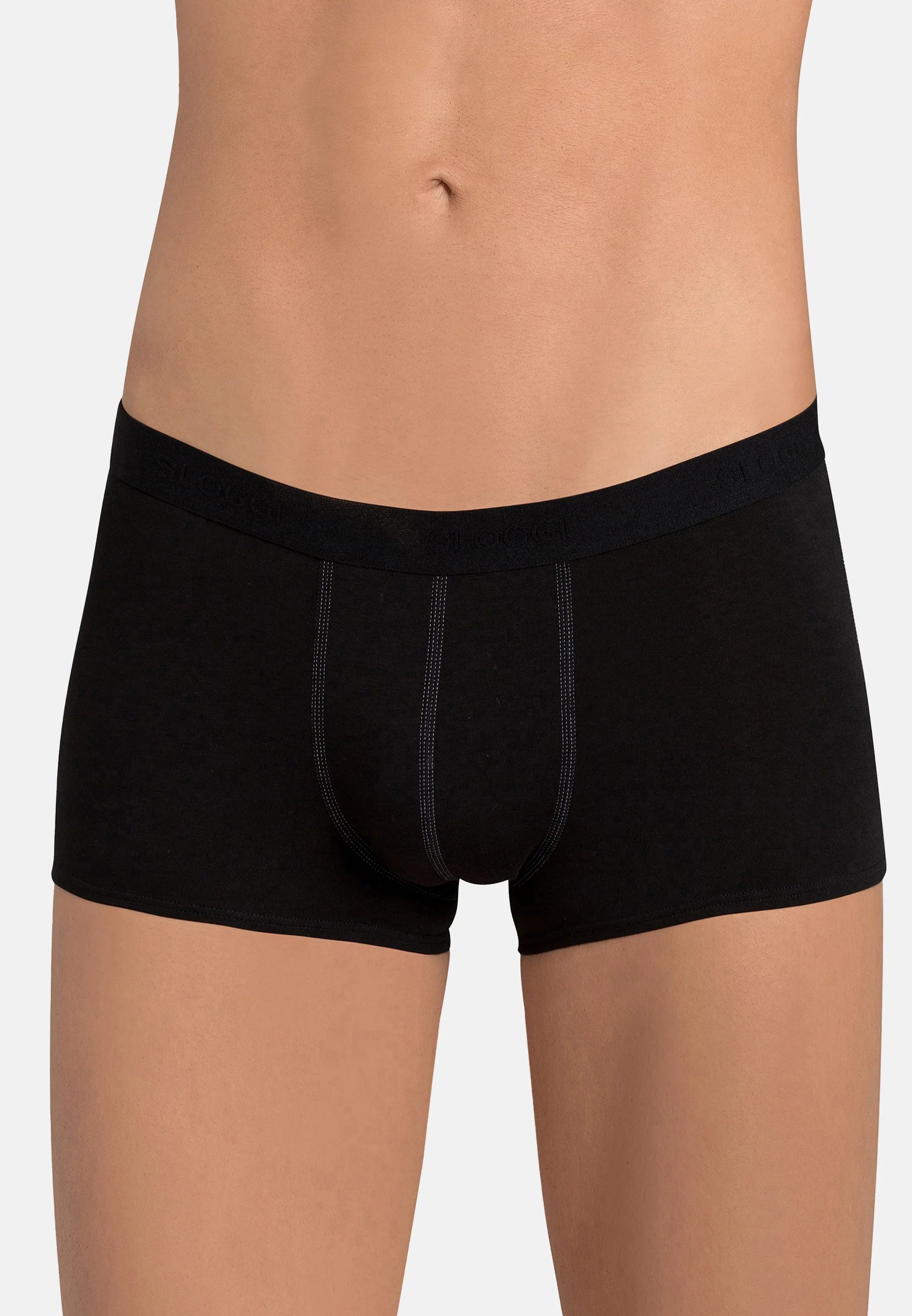Sloggi Hipster Trunks 6 Pack – černá