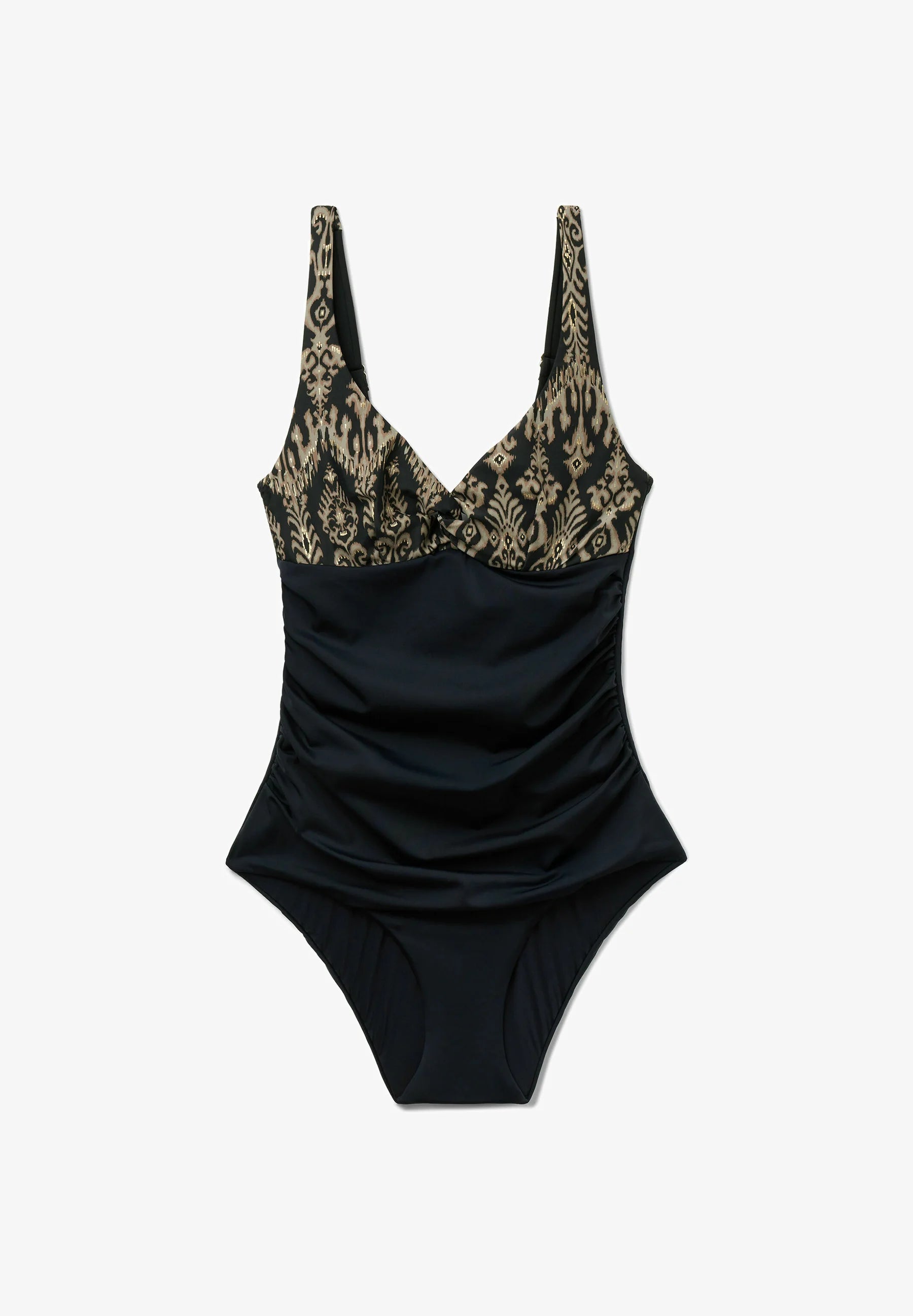 Maillot de Bain Ethnique Doré Calzedonia – Marron