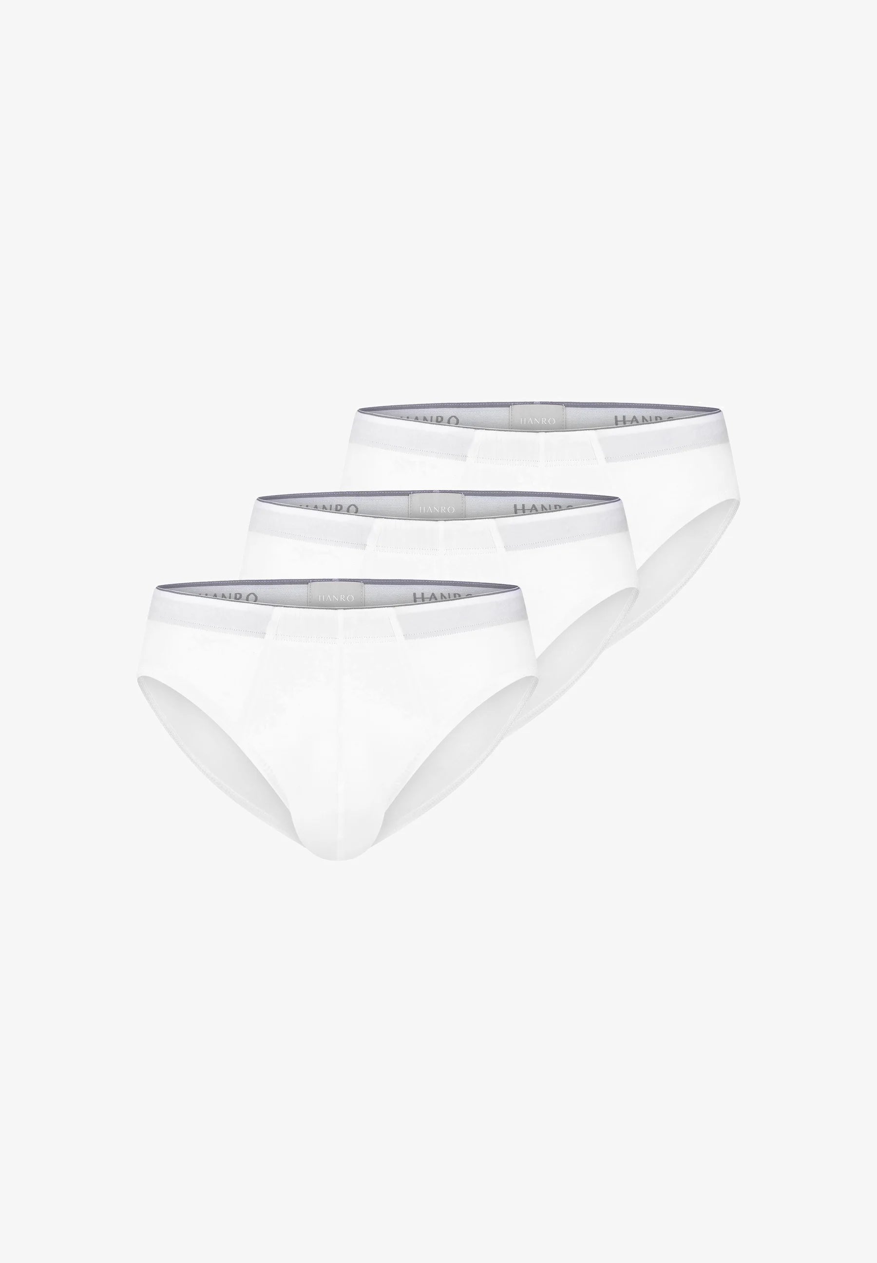 HANRO 3 Pack Briefs – White