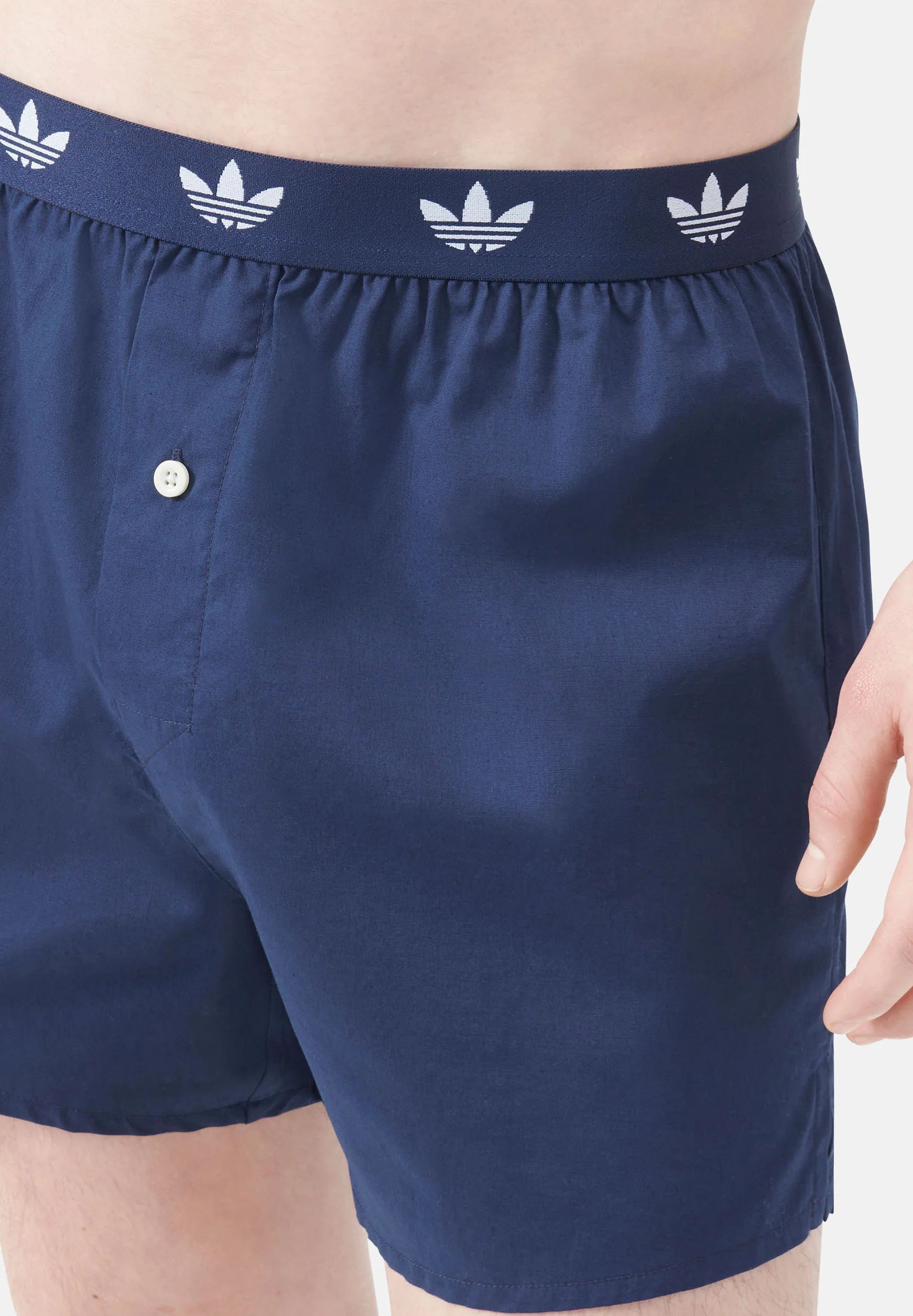 Adidas Originals 4 Pack Boxer Shorts – Dark Blue, Light Blue