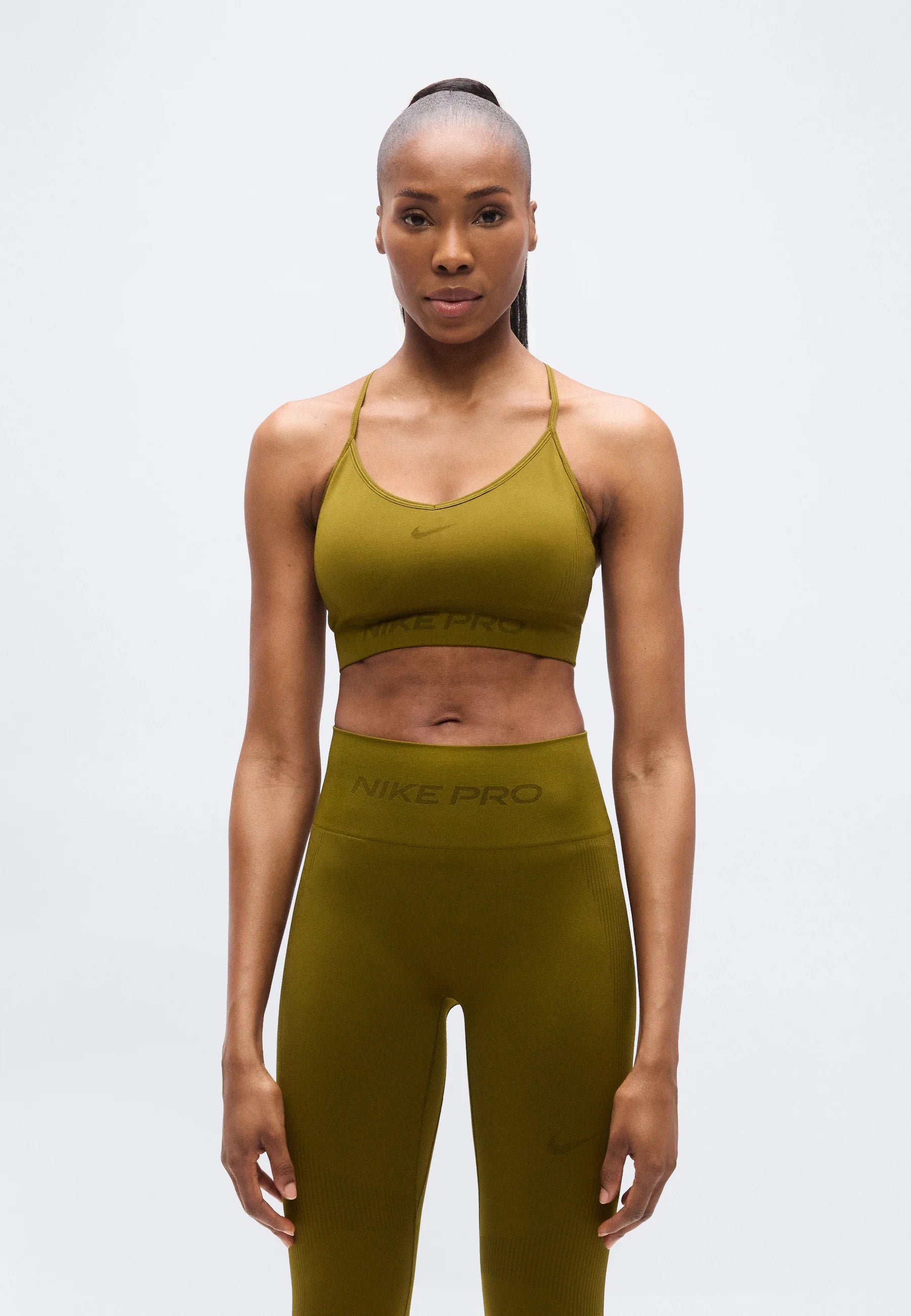 Soutien-gorge Nike Performance Light Support – Olive Flak