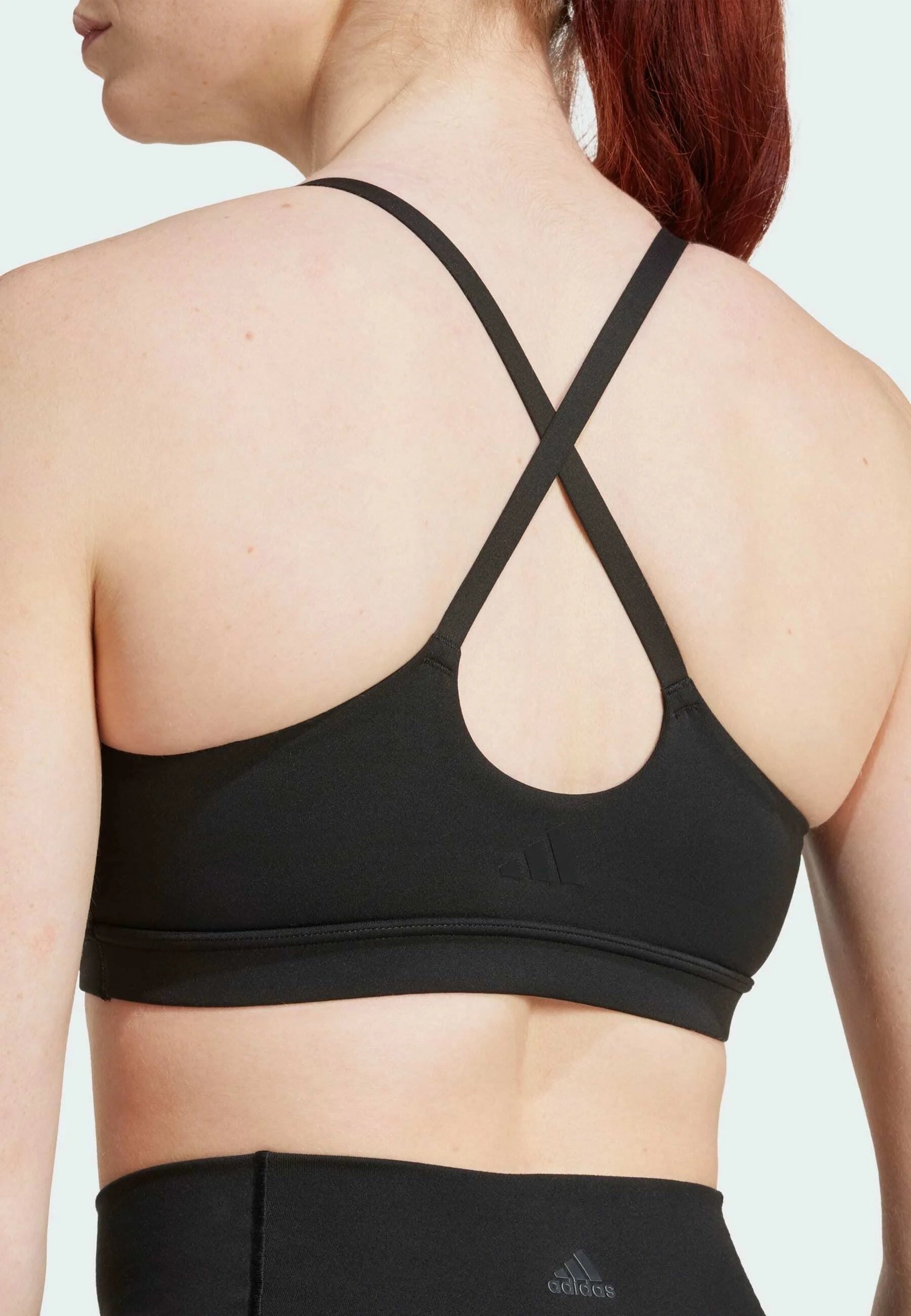 Soutien-gorge de sport Adidas Performance All Me LS Light Support – Noir