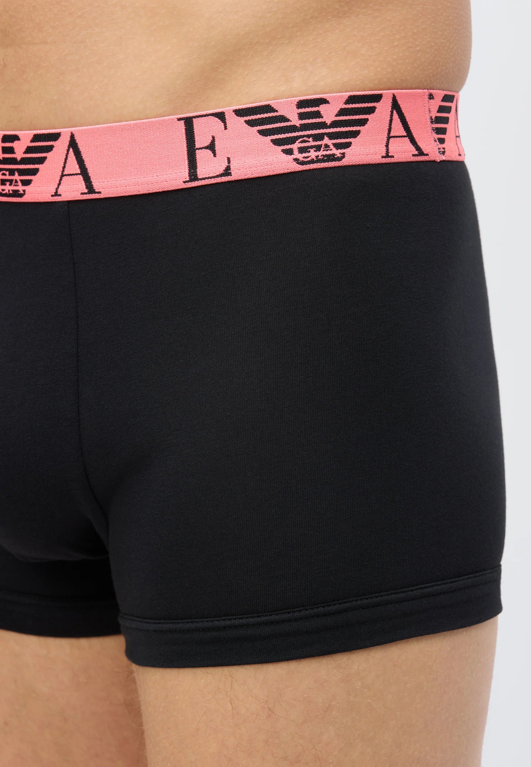 Emporio Armani BOLD Monogram 6er-Pack Unterhosen – Schwarz, Blau