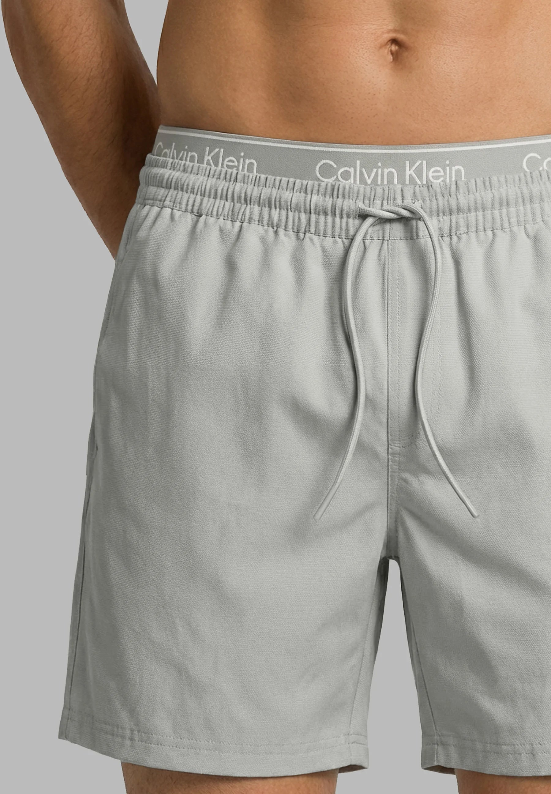 Calvin Klein Swim Shorts – Silver Haze