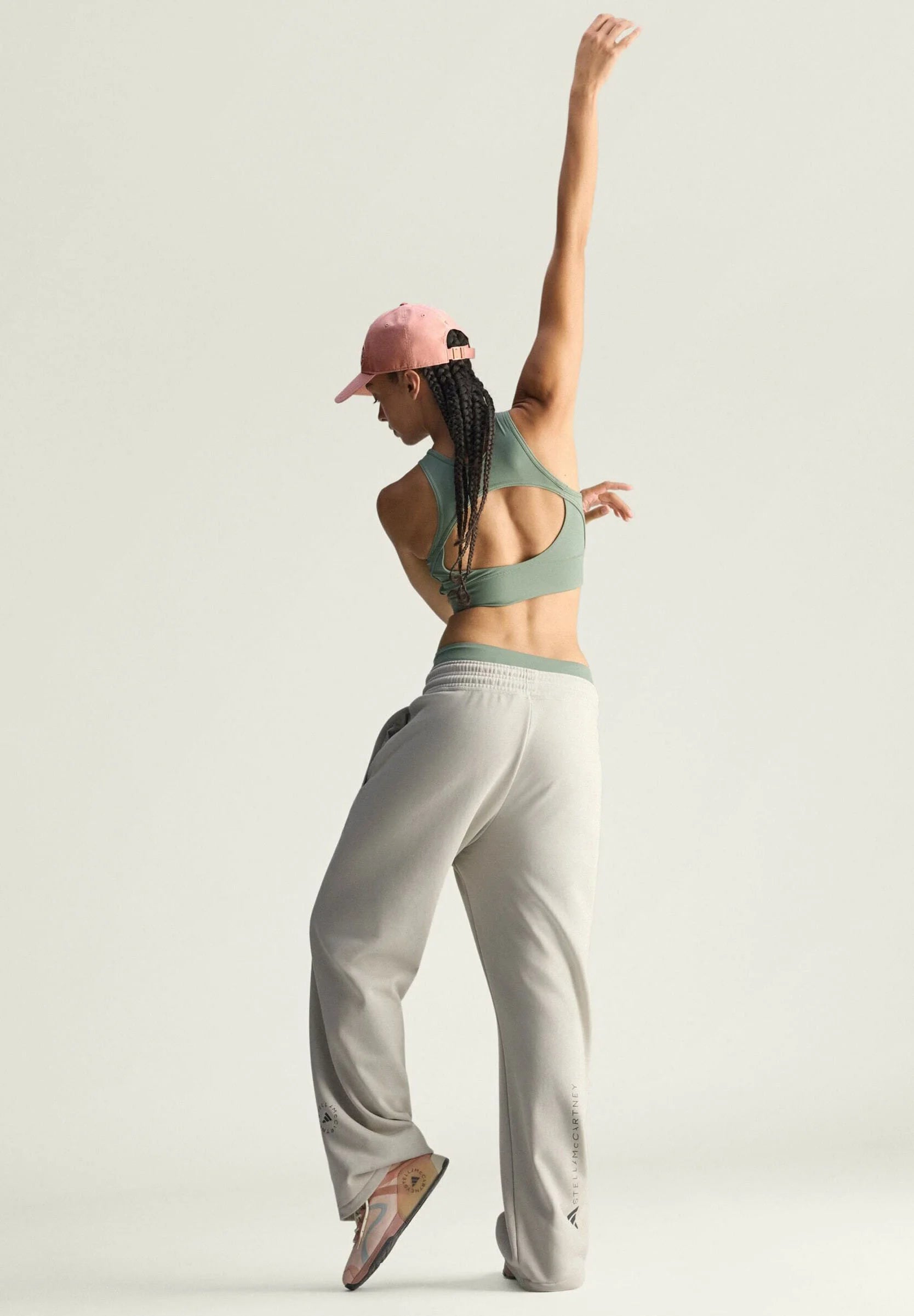 Soutien-gorge de sport Adidas by Stella McCartney Training Crop Medium Support - Vert pierre