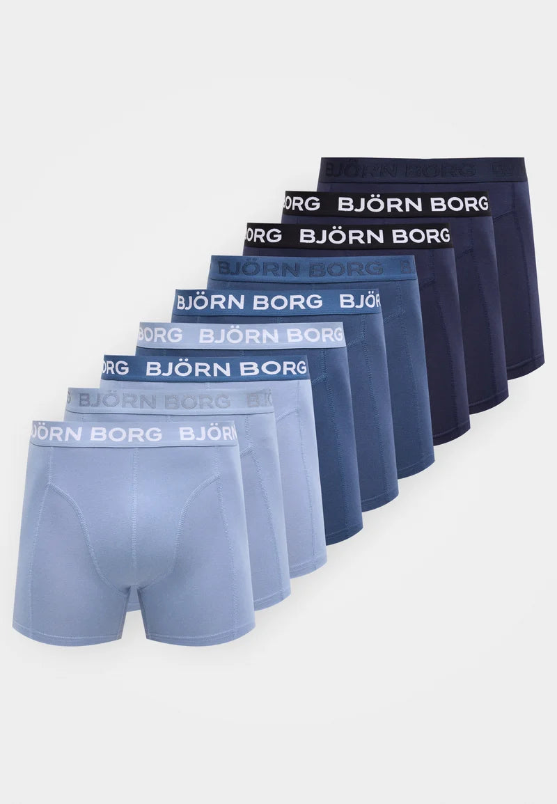 Boxerky Björn Borg 9 Pack – černé, modré