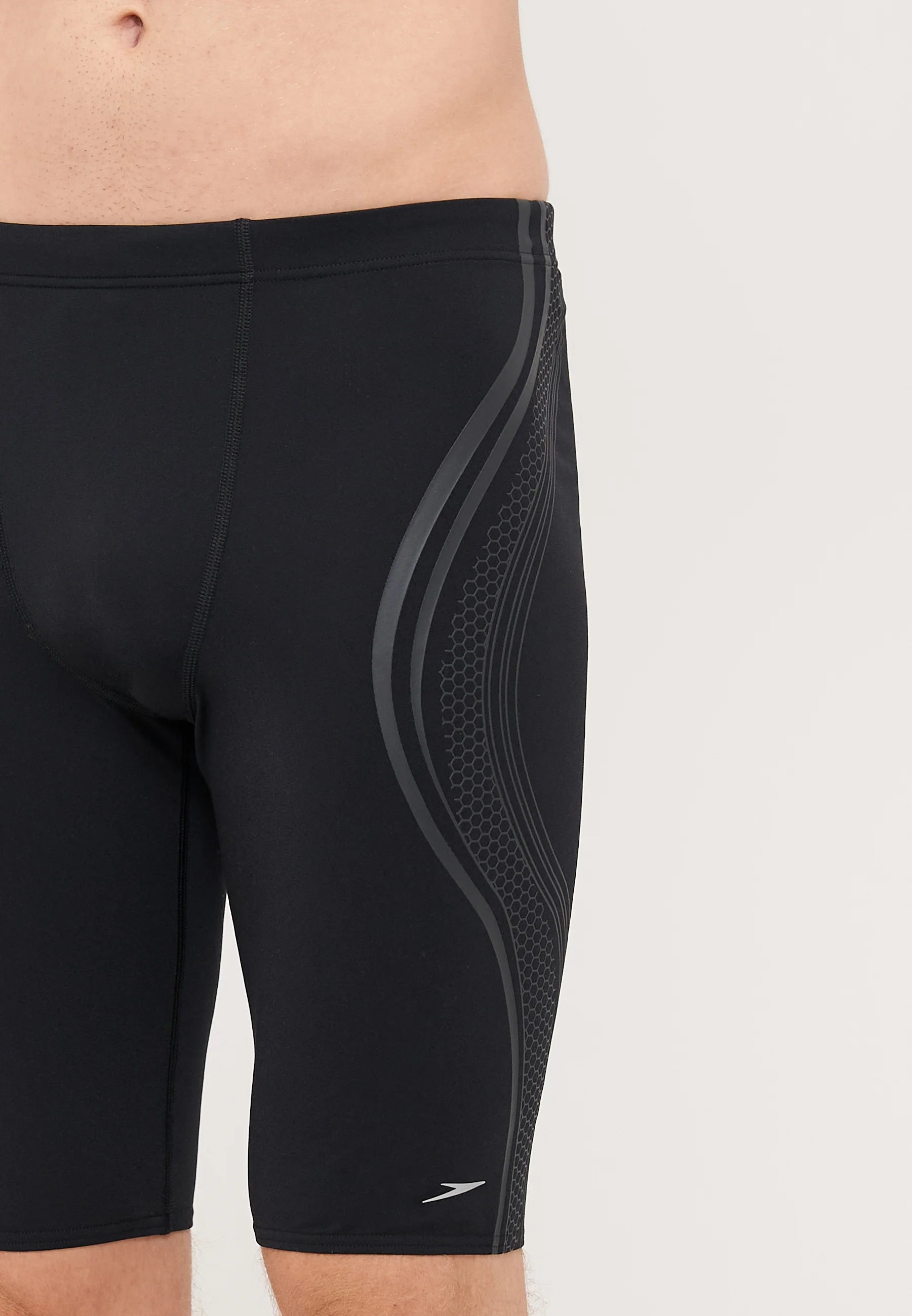 Speedo Printed Jammer – Black