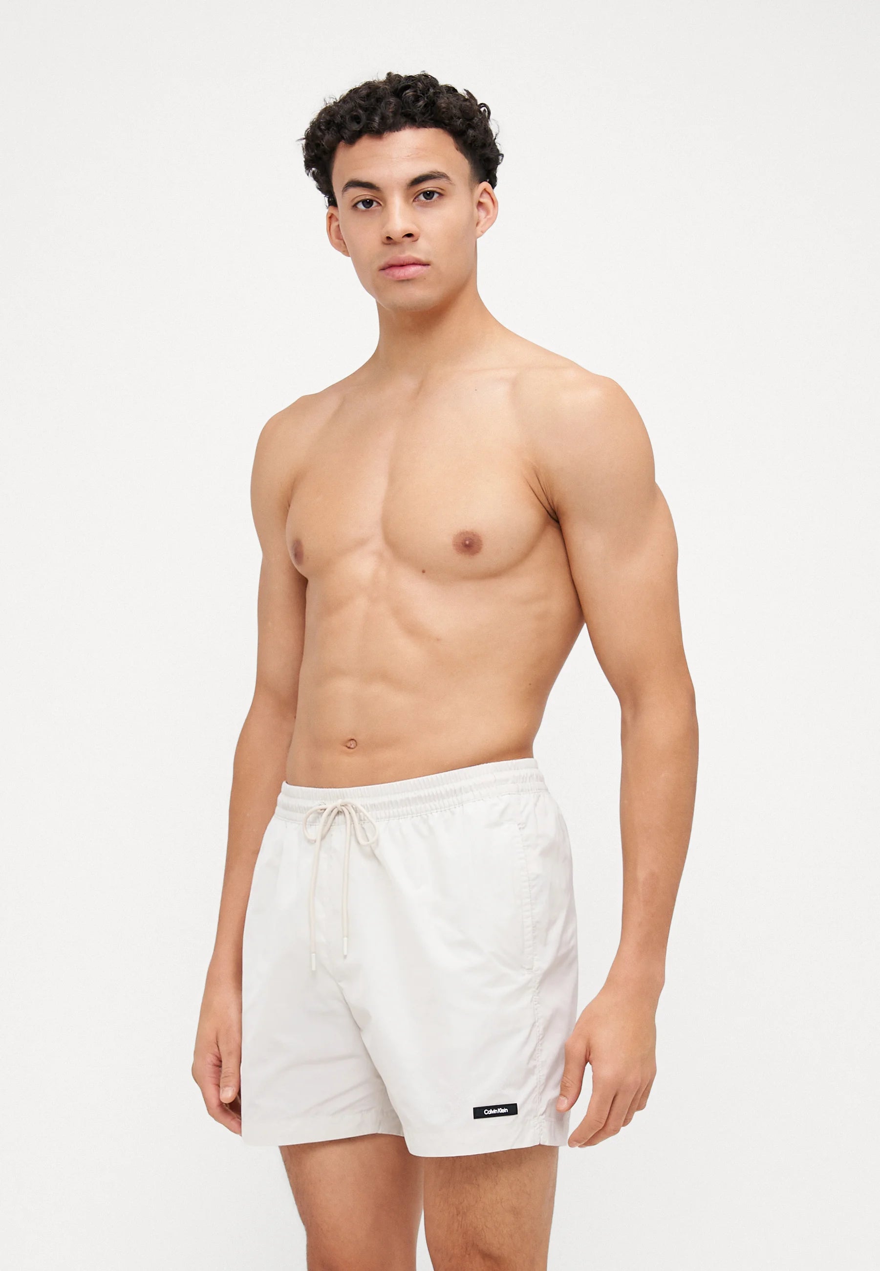 Calvin Klein Swim Shorts – Chalk