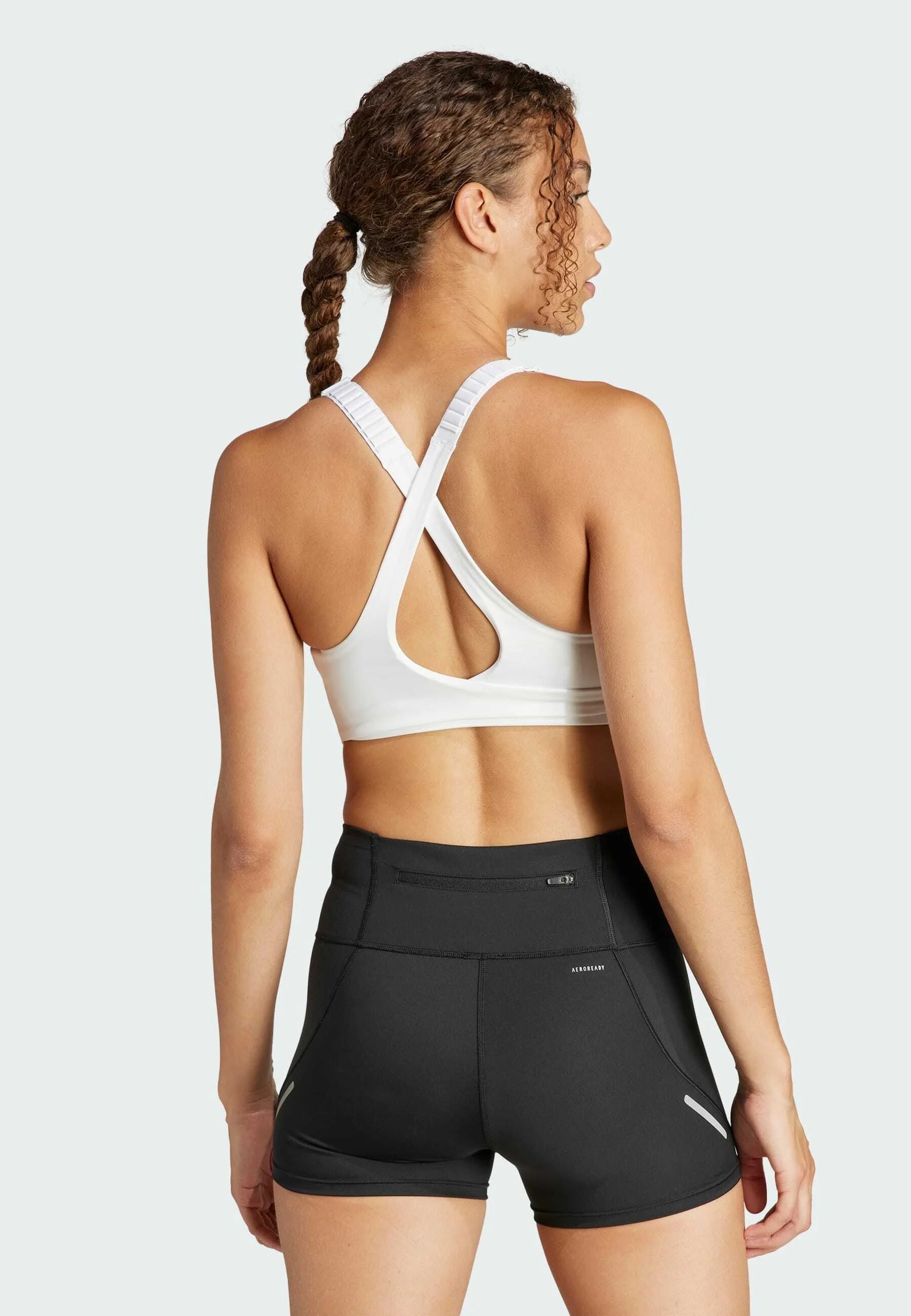 Biustonosz Adidas Performance Fastim High Support – biały