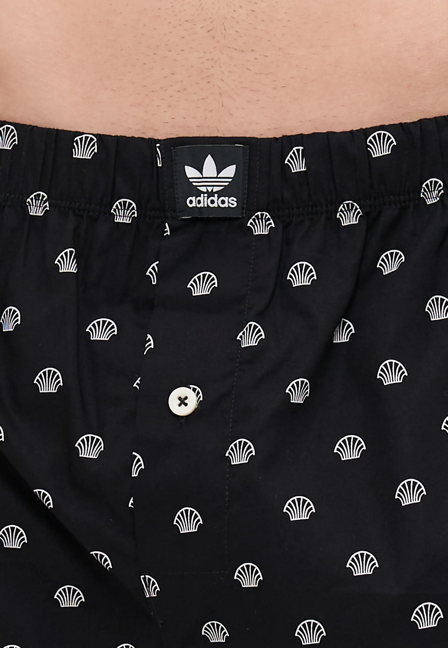 Adidas Originals 2 Pack Boxer Shorts – Black, White