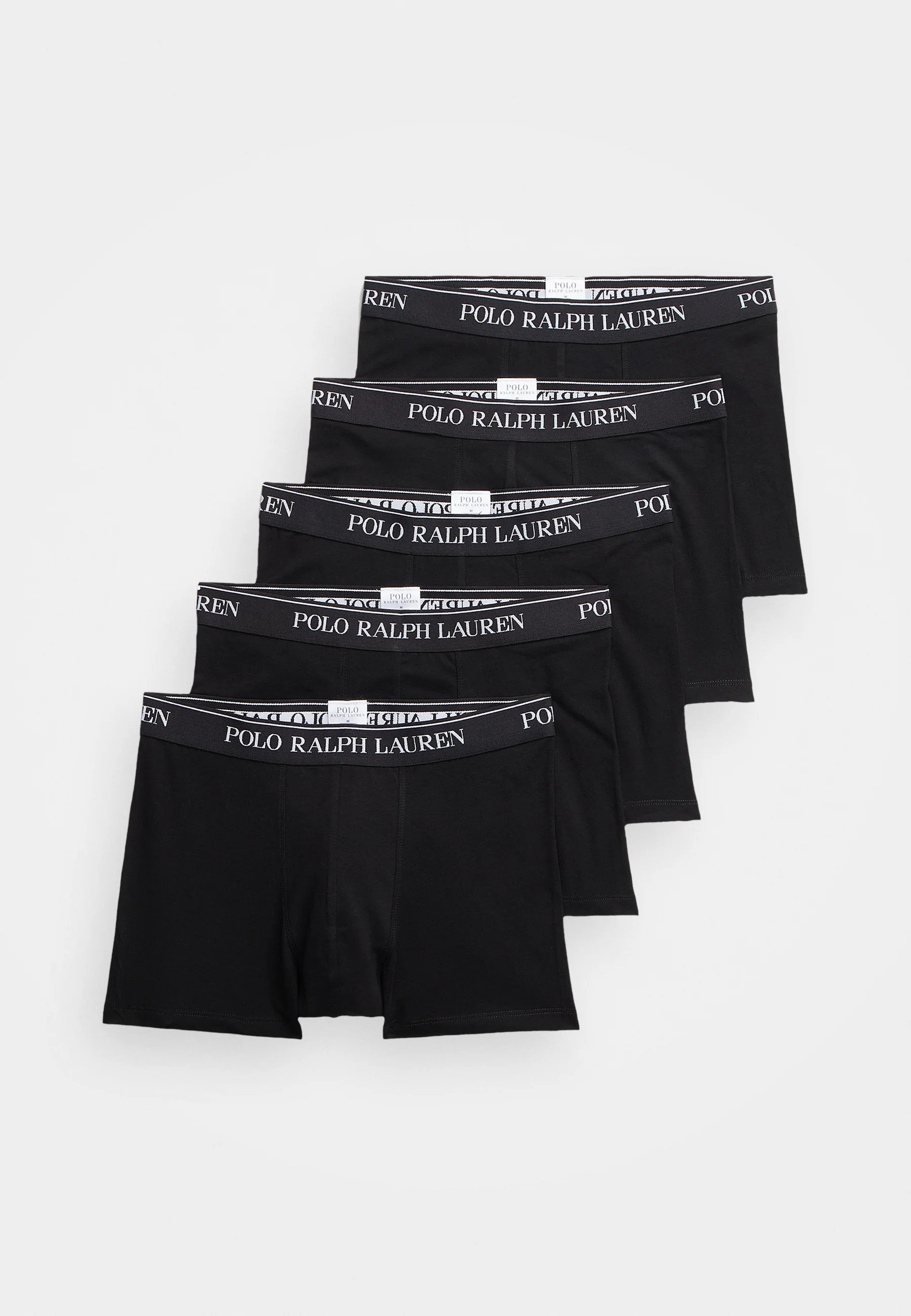 Polo Ralph Lauren Cotton Stretch Trunks – 5 Pack – Black