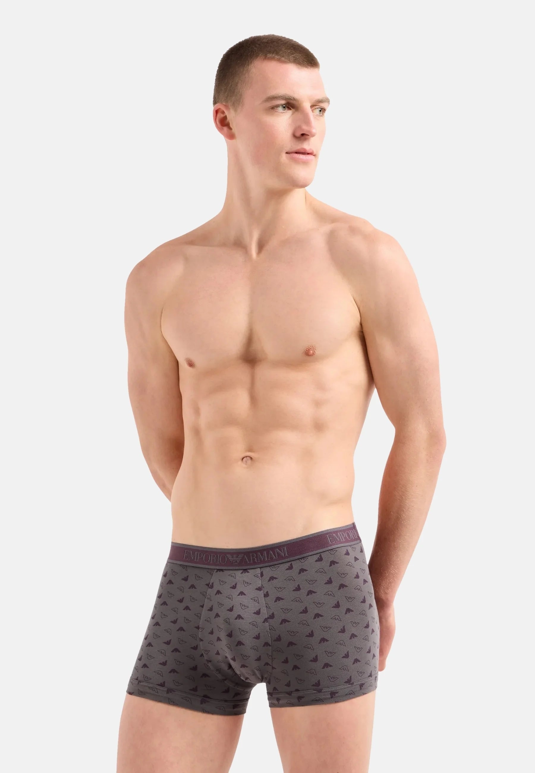 Kufry Emporio Armani – šedé