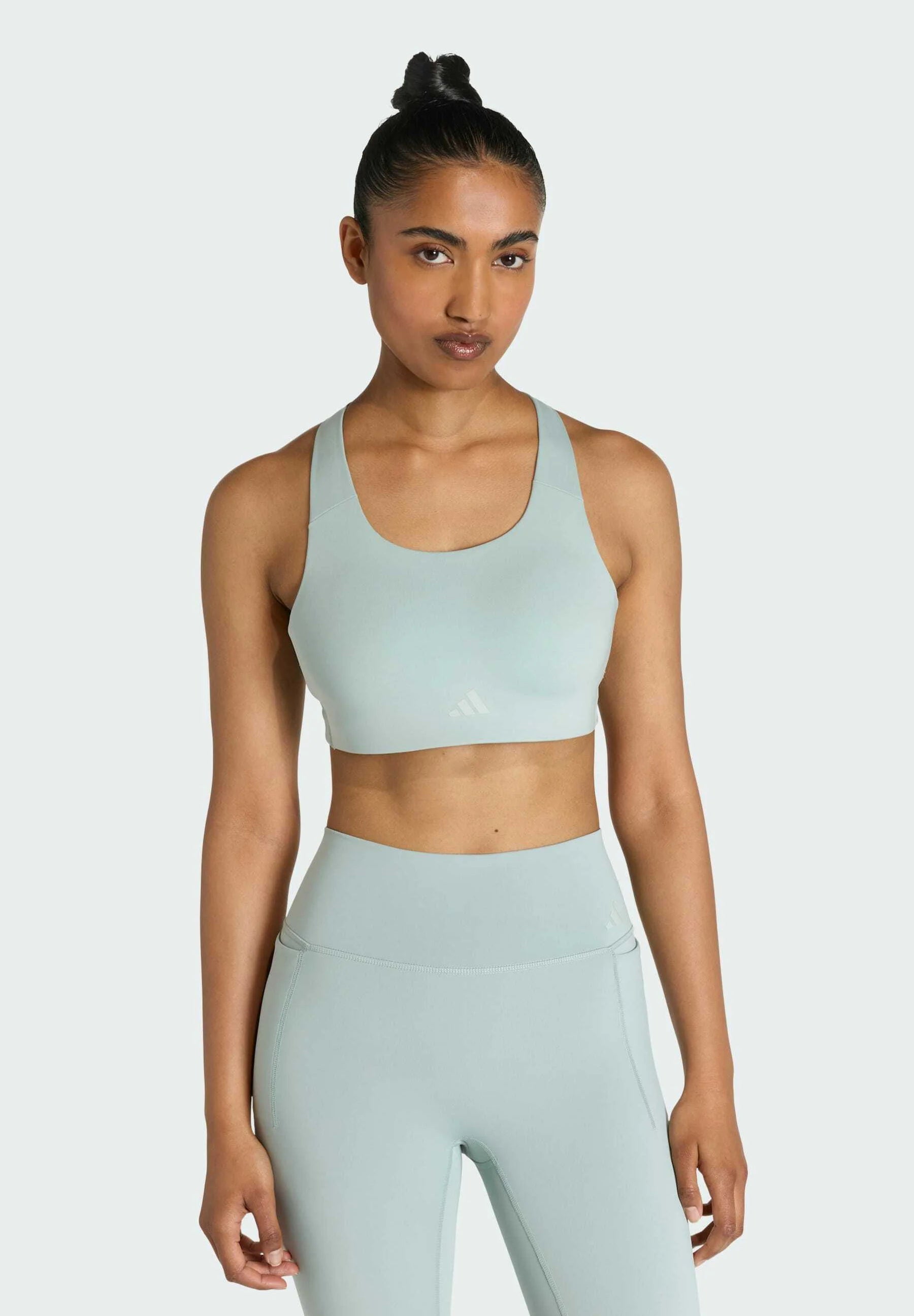 Podprsenka Adidas Performance Optime Power High Support – Sage