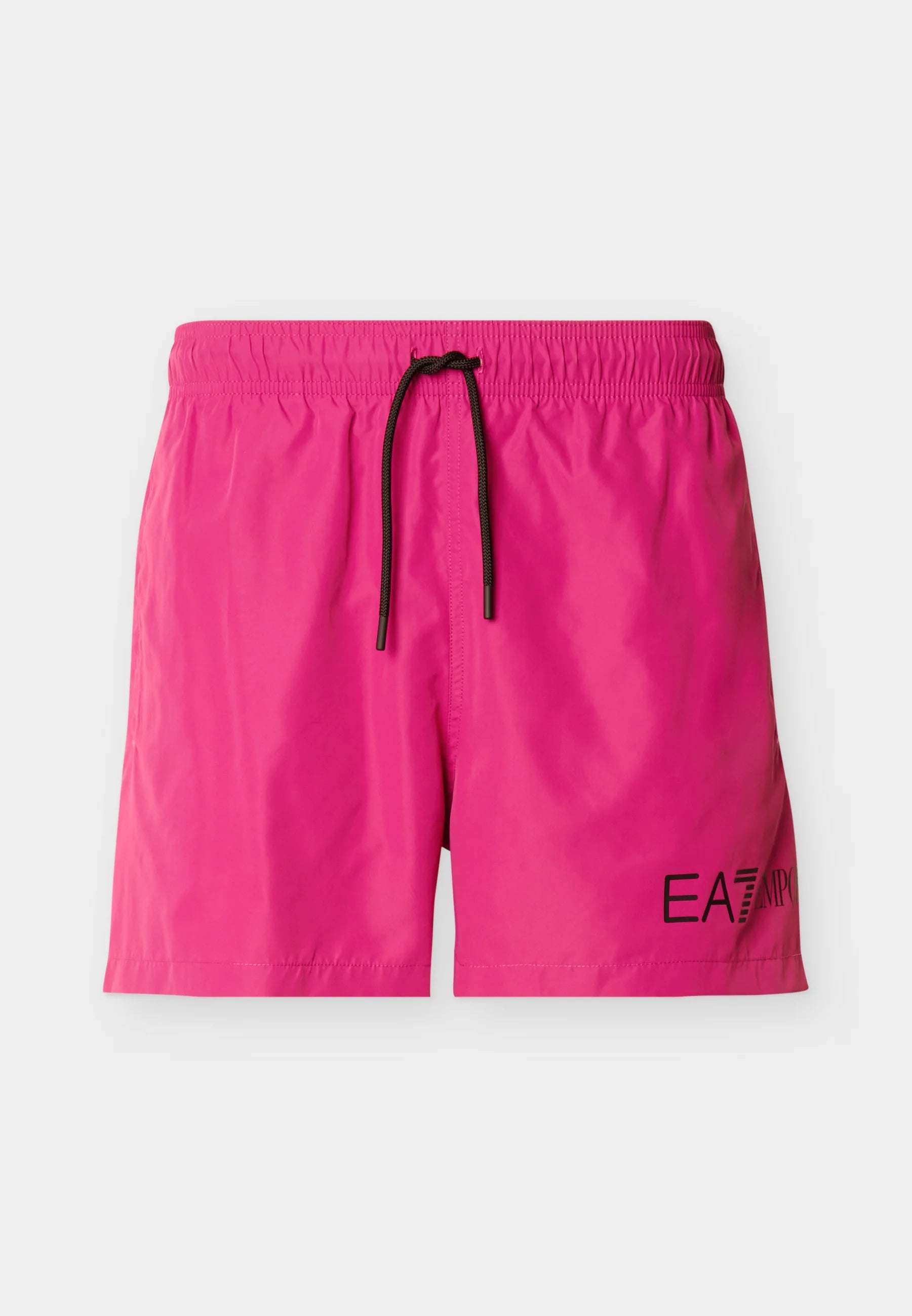 Pantaloncini da bagno boxer con logo esteso Emporio Armani EA7 Water Sport – Festival Fucsia, Nero