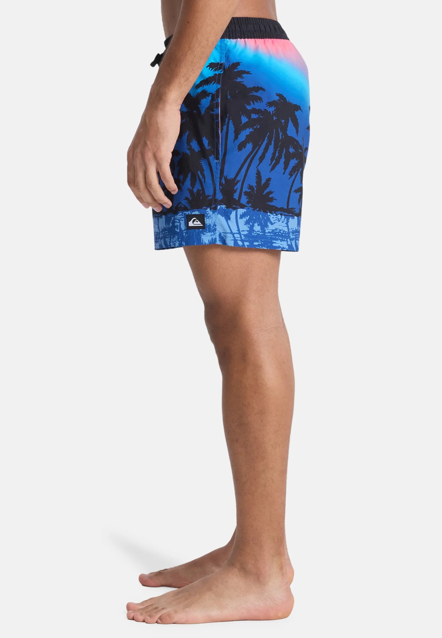 Plavecké šortky Quiksilver Everyday Printed Volley – Monaco Blue Thermotropics
