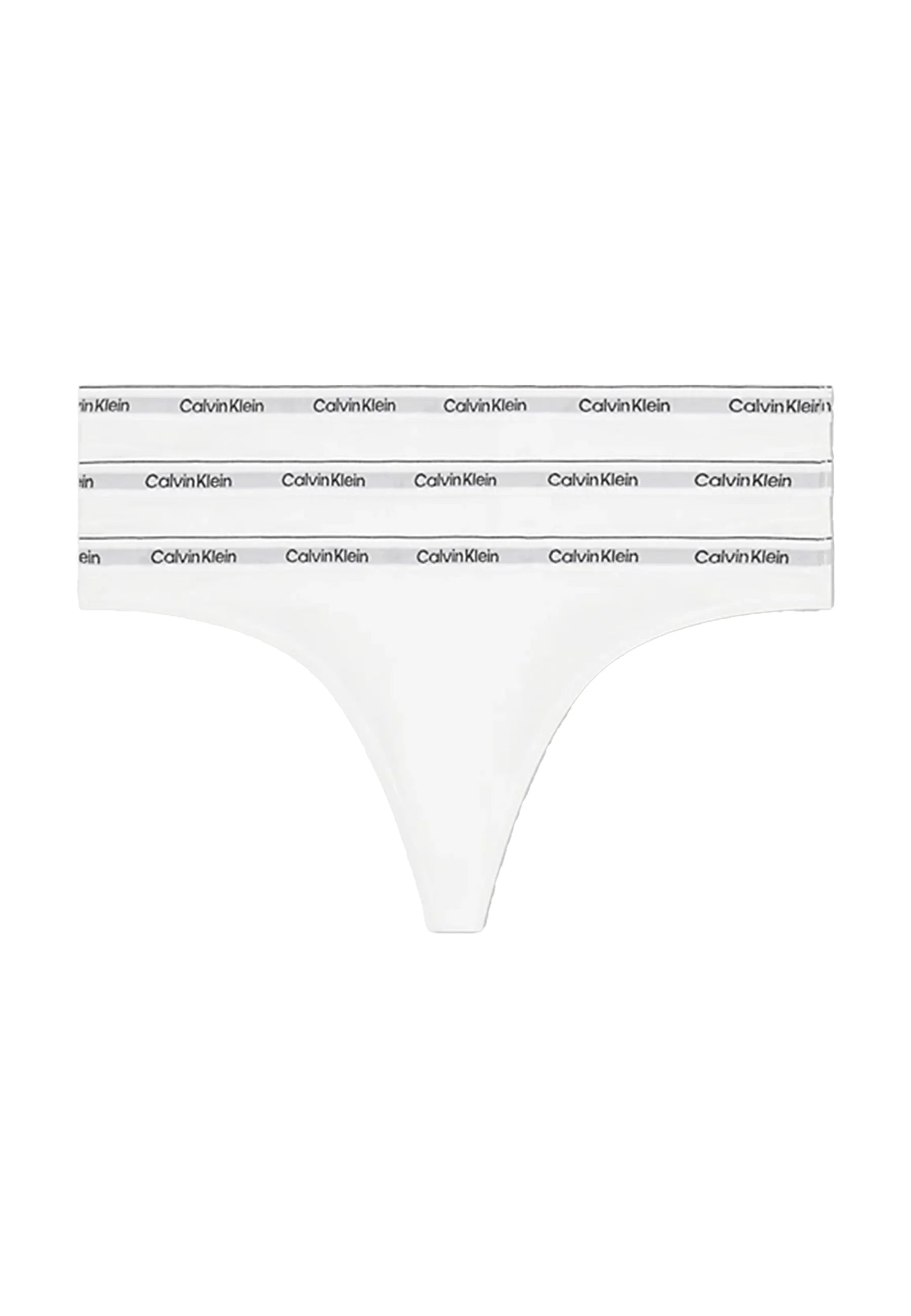 Lot de 3 tongs Calvin Klein Modern Logo - Blanc
