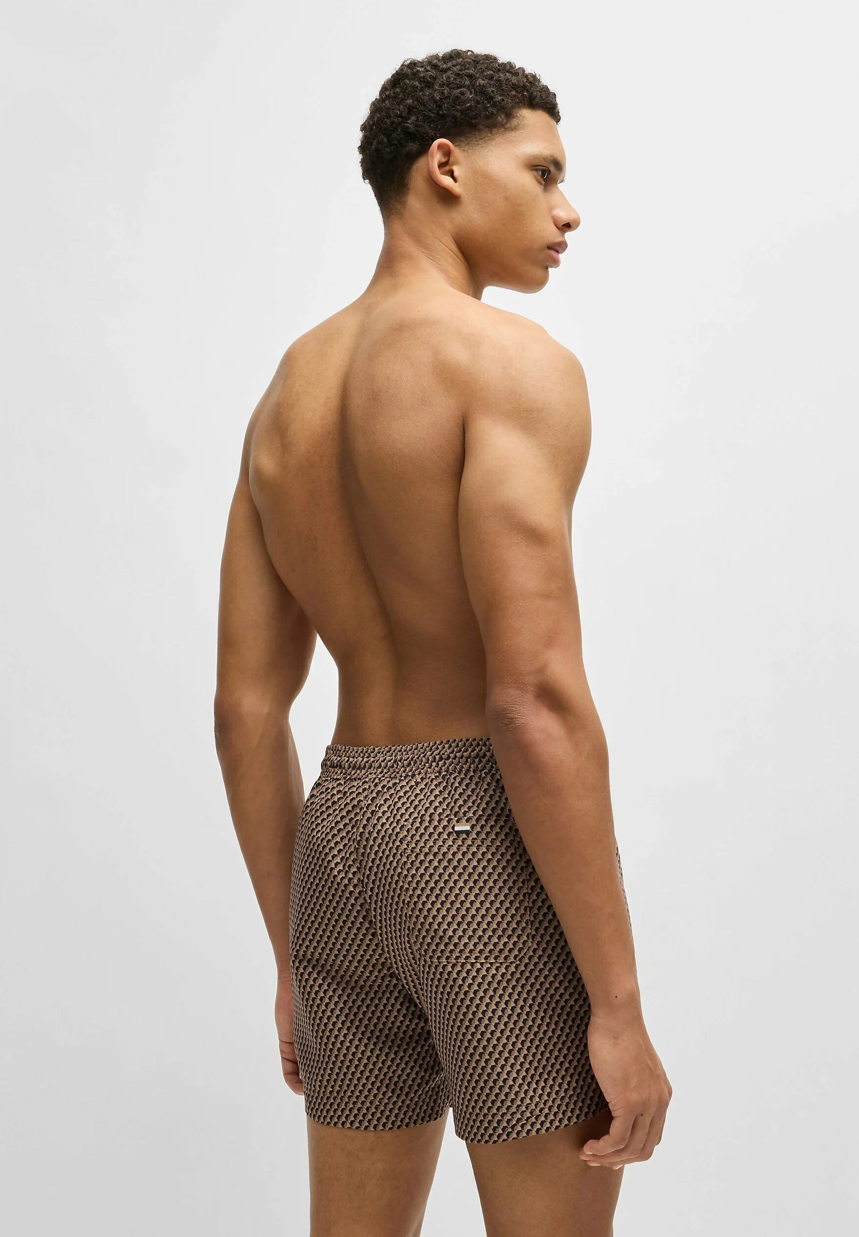 Pantaloncini da bagno BOSS – Five beige chiaro