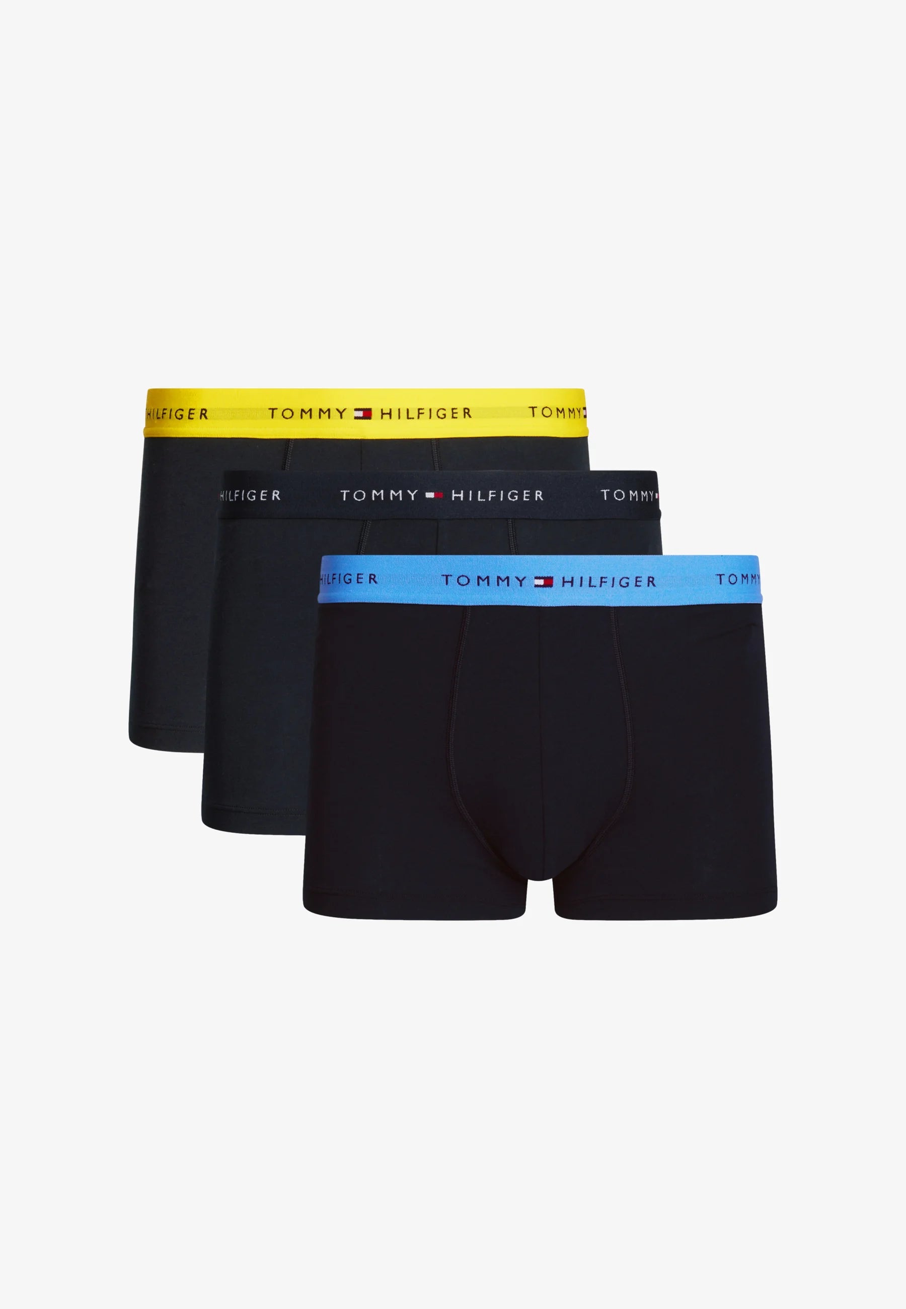 Tommy Hilfiger Signature Trunk 3er-Pack – Valley Yellow, Blue Spell, Desert Sky